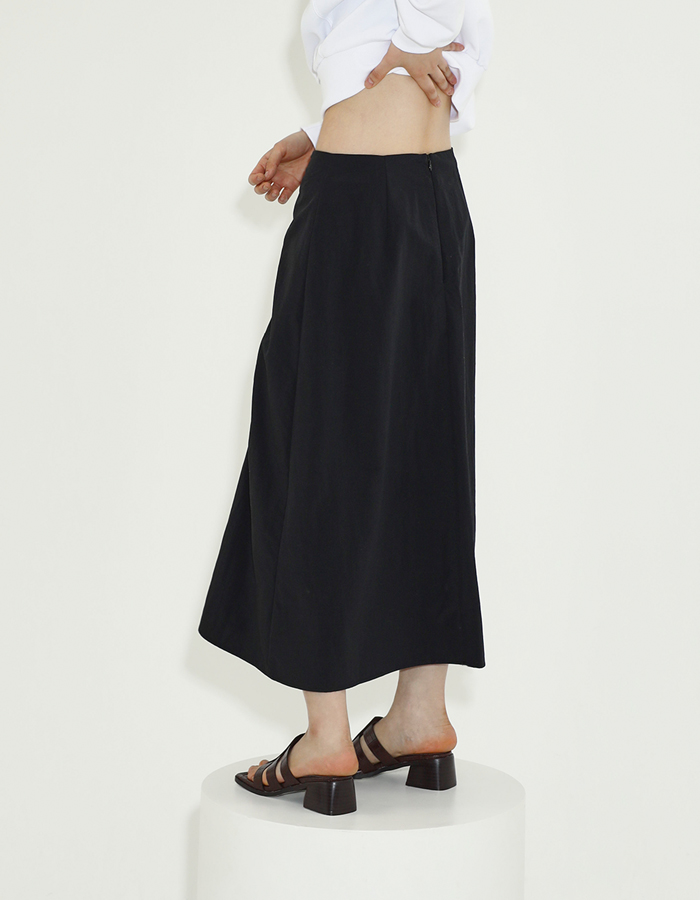 2 line shirring skirts (2 Color)