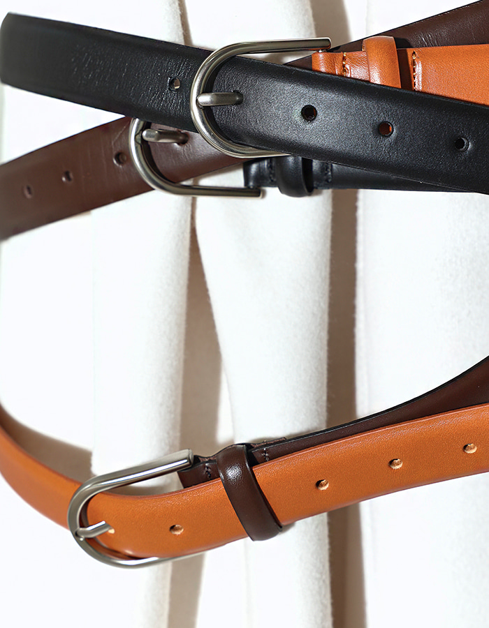 Basic buckle belt (3 Color)