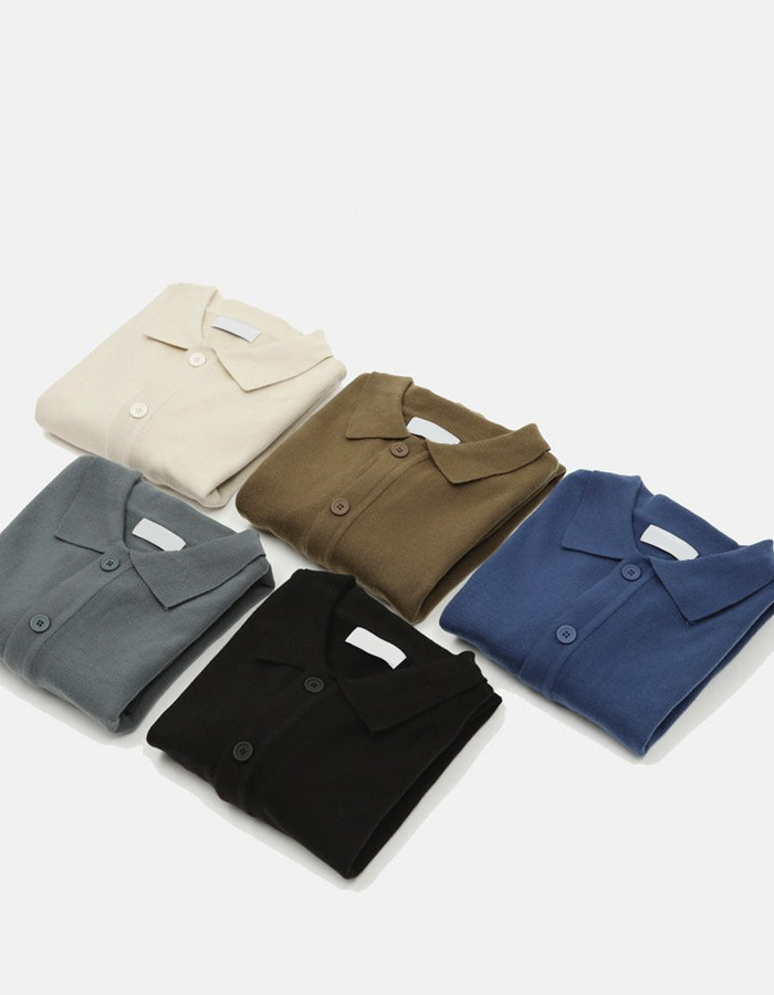Unisex collar cardigan (5 color)
