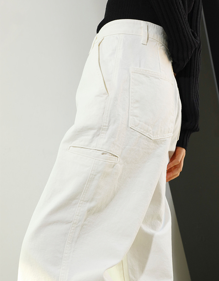 Unisex pigment side pocket pants (2 Color)