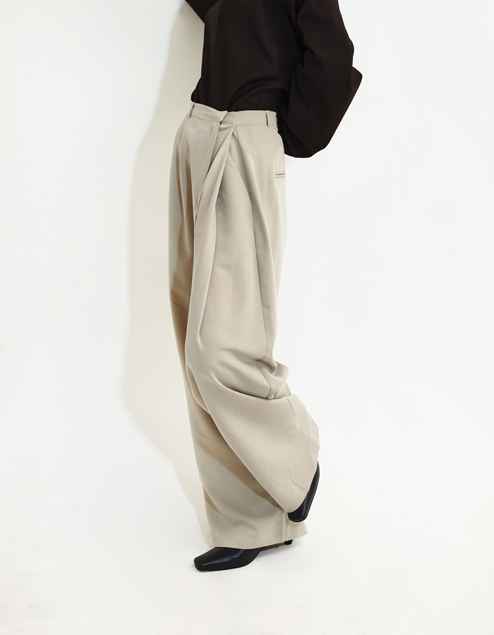 Wide wrap pants (3 Color)